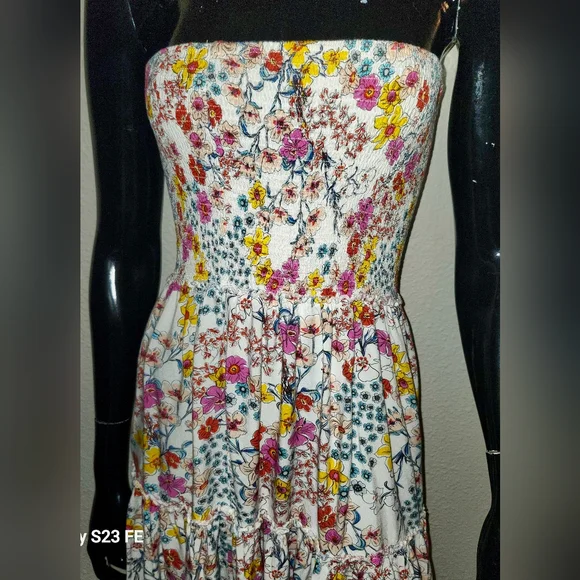 Abel The Label Floral Maxi Dress Size M - Picture 2 of 5